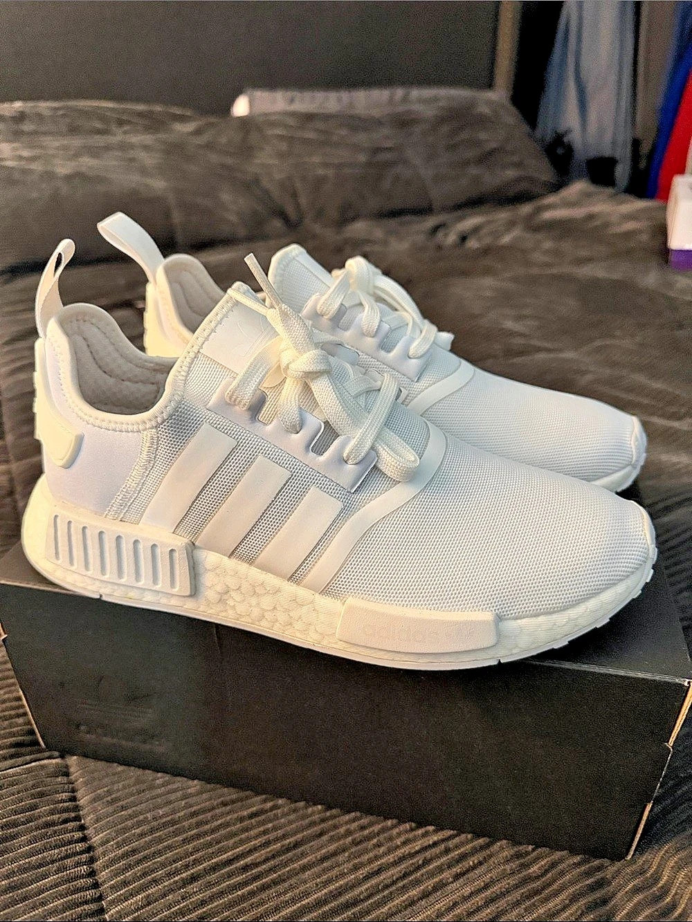 adidas NMD_R1 White Sneakers Like New